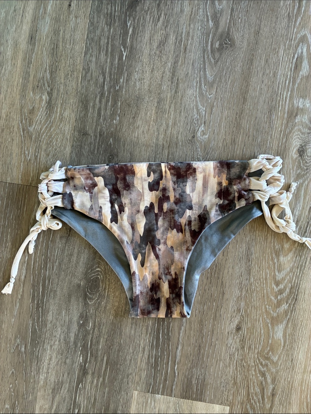 Pikai Swim Camo/green Bikini Bottom